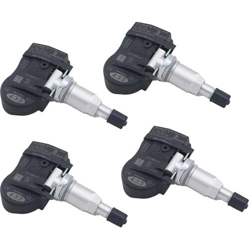 4Pcs / Tire Pressure Sensor 68252495AC 68252495AA 433MHz For Jeep Grand Cheroke IV Tire Pressure Monitoring System