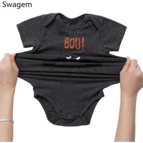 Infant Baby Boys Romper Long Sleeve Baby Clothing Bebes 0-12 Month Cotton Jumpsuit Pajamas Baby Boy Halloween Costume D0593