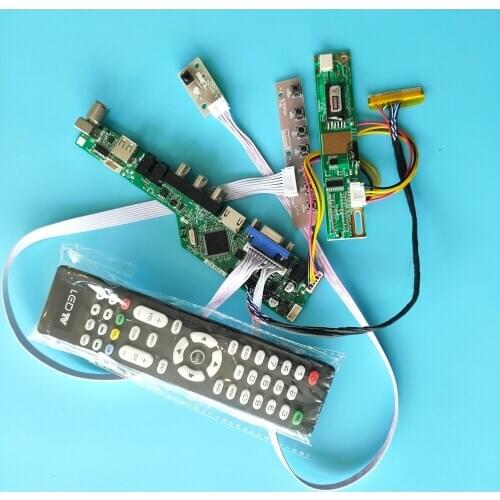 For LP154WX5-TLB2 1 lamps 15.4" Resolution TV Controller Board AV Interface Module VGA HDMI 30pin USB Digital Signal 1280X800
