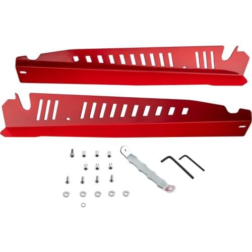 High Quality Red Aluminum Fender Shrouds for Subaru WRX & STI 2015 2016 2017 2018 2019 2020