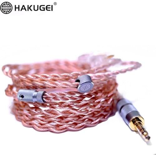 FENGEU HAKUGEI Copper 7NOCC Litz Cable 22awg HiFi Earphone Upgrade Cable MMCX 2Pin 0.78mm A2DC IE80/80S for KKXS S8