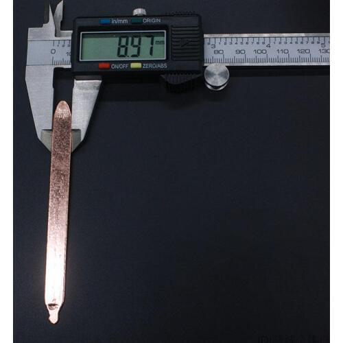 Laptop tablets DIY Modified heat pipe PC ultrathin tube width 9mm copper tube flat heat pipe Fan brass 50-150mm copper pipe