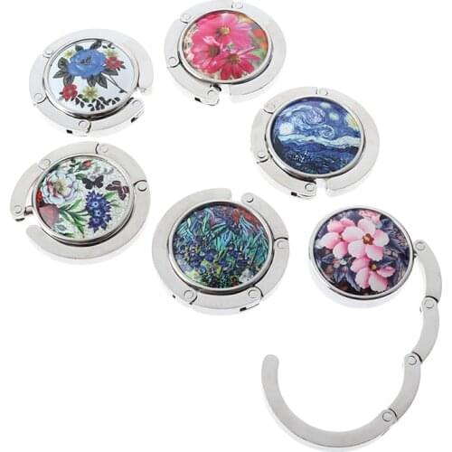 New 1pc Portable Folding Bag Handbag Tote Table Hanger Hook Holder Purse Hanger Holder