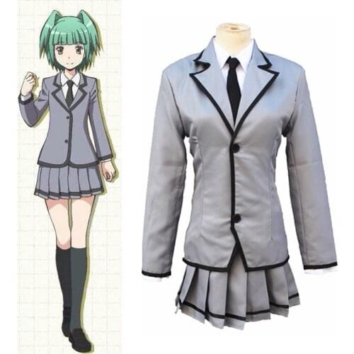 2017 New Assassination Classroom Cosplay Kayano Kaede Costume Womens Dress School Uniforms Suits