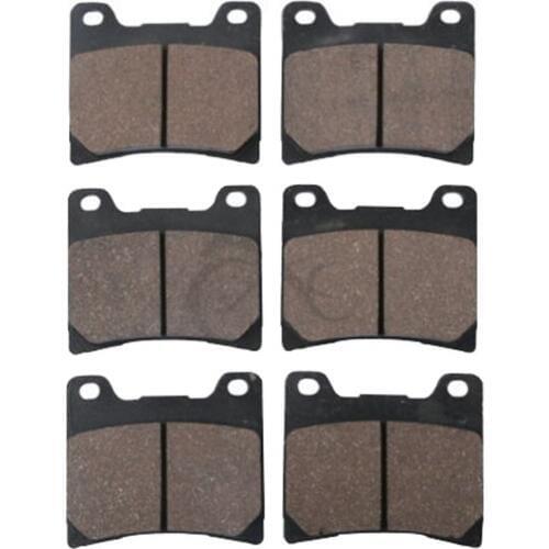 Motorcycle Sintered Disc Front & Rear Brake Pads For YAMAHA FZ750 FZ 750 GENESIS FZX750 FZX 750 1986