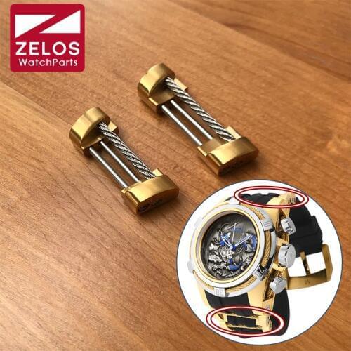 Watch strap screw tube link kit for Invicta bolt zeus watch rubber band parts