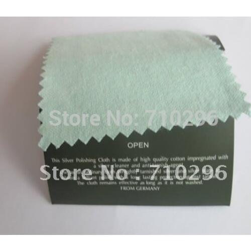 Wholesale-Flannelette Silver Cleaning Cloth Silver Polishing Cloth 10x6cm 5pcs/pack