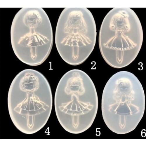 Angle Ballet Dancer girl European Necklace pendant Silicone Mold Resin Silicone Mould Jewelry Making epoxy resin molds