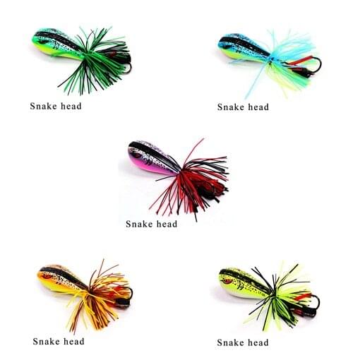 Silicone Soft Frog Fishing Lure Lifelike Topwater Floating Jump Frog With Hook Artificial Wobbler bait For Lake River
