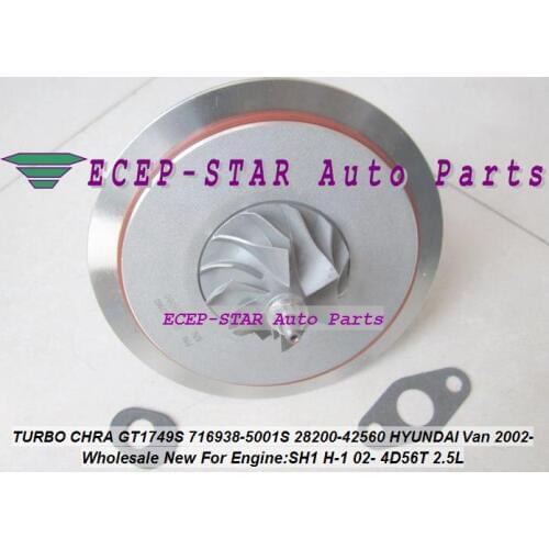Turbo CHRA Cartridge GT1749S 716938-5001S 716938-0001 28200-42560 716938 For HYUNDAI Starex Van H-1 H1 02- D4BH 4D56T 2.5L 140HP