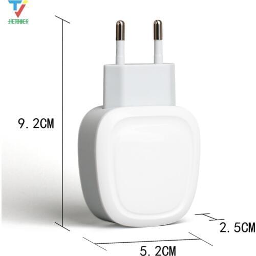 100pcs/lot 5V 2A EU/US Smart Travel HH-030 big Dual 2 USB Eggshell Ellipse oval ellipse style phone charger adapter wholesale