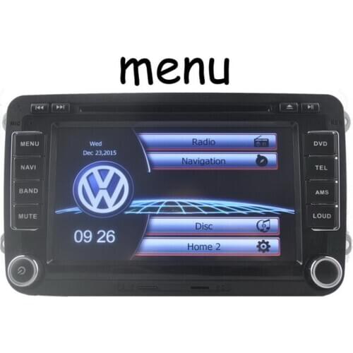 2 din 7 inch Car Dvd Player 3G GPS WIFI Stereo Video Multimedia For VW/Volkswagen/Passat/POLO/GOLF/Skoda/Seat/Leon RDS radio