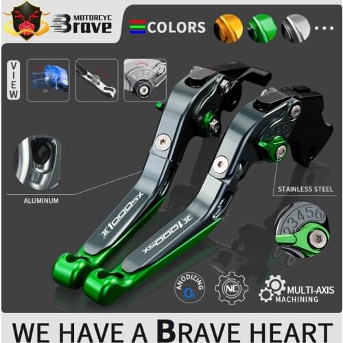 For Kawasaki Z1000SX Z1000 SX Z 1000SX 2011-2016 2017 2018 2019 Extendable Adjustable Foldable Handle Levers Brake Clutch
