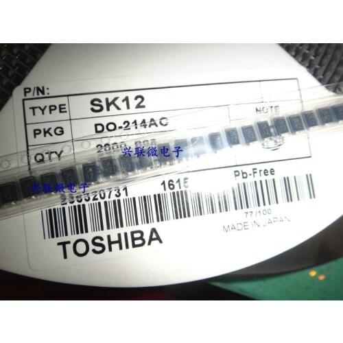 5pcs/lot In Stock 100% New&original SS12 SK12 1N5817 1A 20V SMA 10=1.5