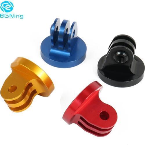 For Gopro Tripod Mount Adapter 1/4 Thread Adapter CNC Aluminium Alloy for Go Pro Hero 9 8 7 6 5 4 3+ Action Camera Accessories