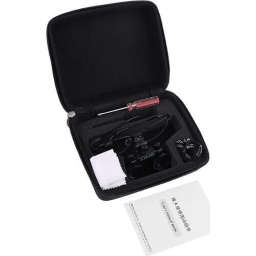 2.5X 3.5X Binocular Dental Loupe Magnifier with Eyeglasses 203C