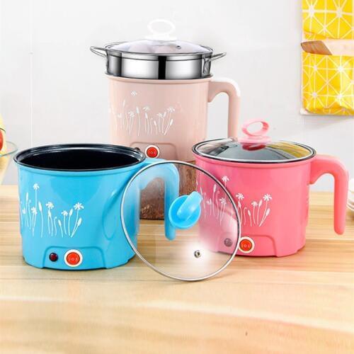 220V 1.5/1.8L Household Electric Mini Hot Pot Machine Multi Cooker Electric Automatic Cooking Hotpot Machine EU/AU/UK/US Plug