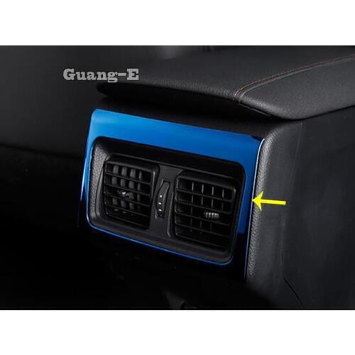 For Toyota New Camry XV70 2017 2018 2019 2020 Car Stainless Steel Garnish Cover Trim Rear Air Conditioning Outlet Vent Hoods