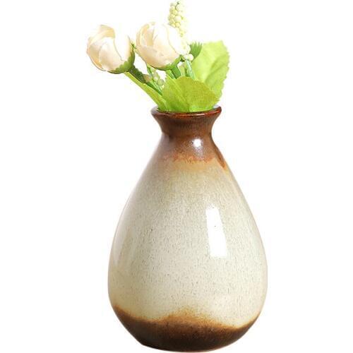 Europe Brief Matt Retro Porcelain Vase Modern Classic Ceramic Flower Vase Room Study Hallway Home Wedding Decoration Vases