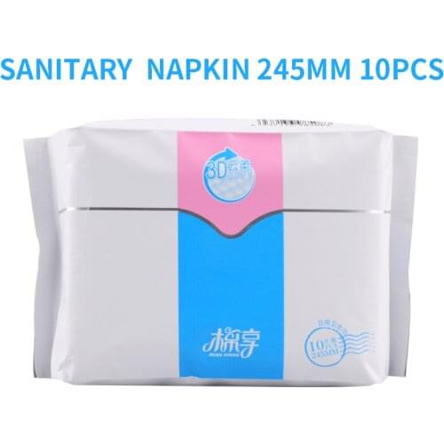Cotton Soft Breathable Skin Friendly Sanitary Towels and Side Leakage Prevention Women Pad Daily Use During Menstruation