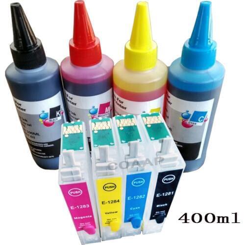 Refillable Empty ink cartridge for EPSON SX125 SX130 SX235W SX420W SX440W SX430W SX425W SX435W SX438 SX445W T1285 T1281-T1284