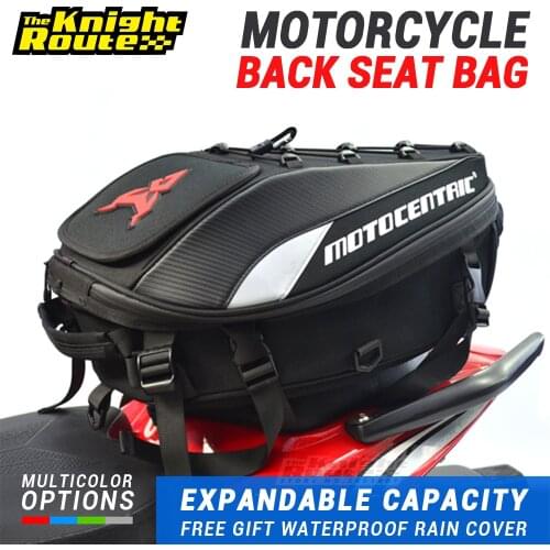 Motorcycle Bag Waterproof Mochila Moto Back Seat Bags Motorcycle Tank Bag Motorcycle Backpack Multi-functional Tail Bag 4 Colour