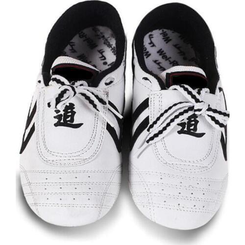 Taekwondo Shoes White Mens Sports Shoe High-quality Breathable Kung Fu Wushu Taichi Karate Martial Arts Wrestling Sneakers