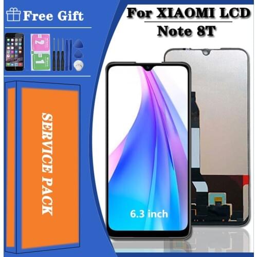 Original for Xiaomi Redmi Note 8T LCD Display Screen Touch Frame Digitizer Assembly Redmi Note8T LCD Display Repair Parts