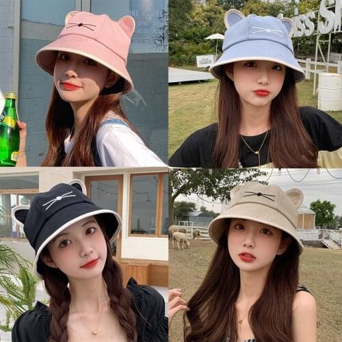K142 New Panama 2021 Fashion Womens Bucket Hat Summer Hat Hats For Womens Panama Sun Hats Face Cap Basin Cap Fishermans Hat