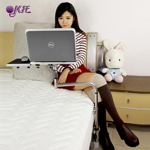 OK 071 Bedside Moving Laptop Stand Adjustable Sofa Computer Monitor Holder Mount +Keyboard Holder Rotating Laptop Table Lapdes