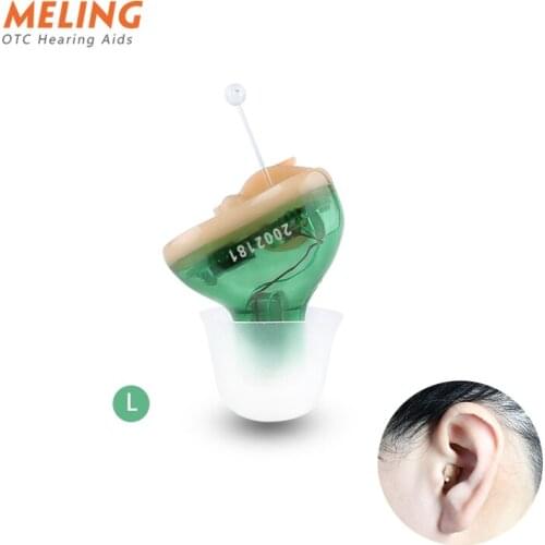 Q10 Hearing Aid New Left and Right Ear Hearing Amplifier Elderly Small Mini Convenient Battery Leisure Purple green Hearing Aids