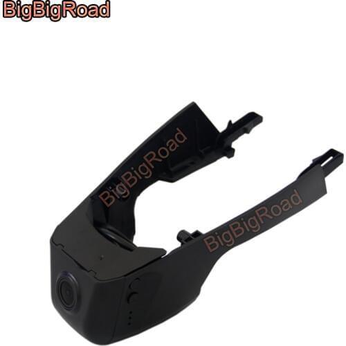BigBigRoad Car Wifi DVR Video Recorder FHD 1080P Wide Angle For Volkswagen Touareg 2018 2019