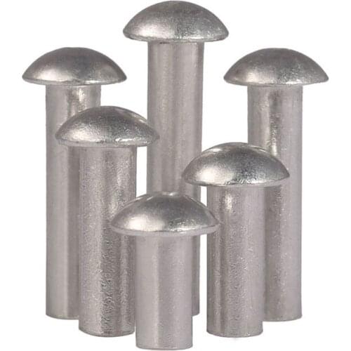 Round Head Rivets Aluminum Solid Rivet Hardware & Fasteners M3
