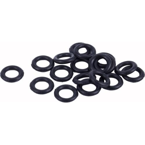 20x Black Rubber Oil Seal Sealed O Rings Gasket Washers, 5*1*m