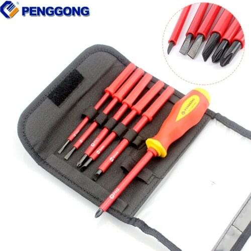 7pcsset Phillips Magnetic Screwdriver Set Precision Screwdriver Bit Set Home Appliances Repair Hand Tools 3mm/4mm/5mm/6mm