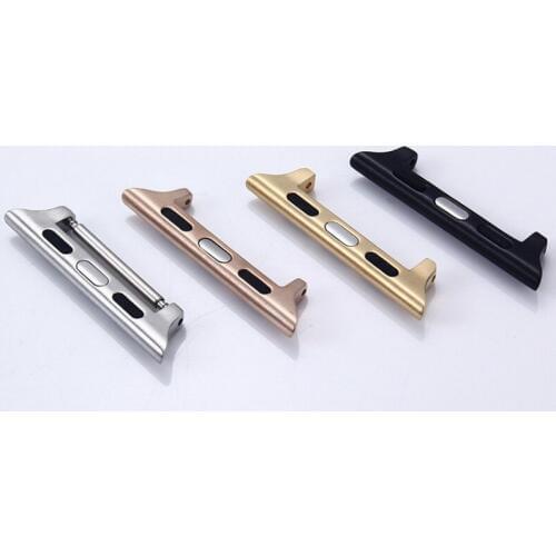 Adapters for Apple Watch Strap Stainless Steel Quick Release Watch Band Adapter Connector for Apple Watch iwatch Strap(2 pieces)