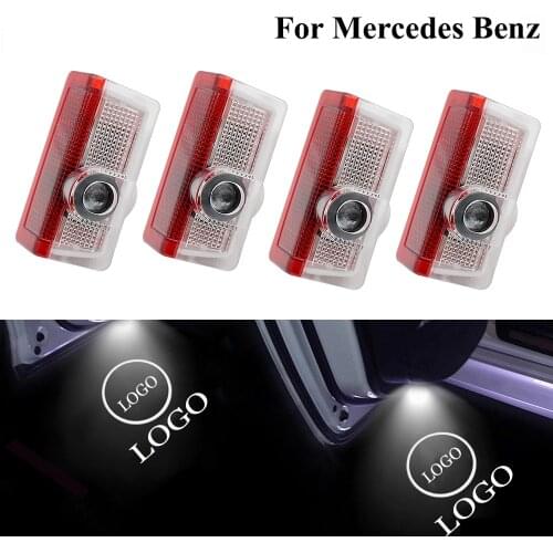 Car Door Light Laser Projector Shadow Lamp Courtesy Welcome Light Ghost Lamp for Mercedes AMG E C Class W205 W176 W177 W212