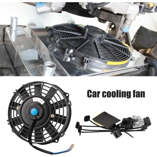 Car Universal Water Tank 7 Inch Cooling Cooler Fan High Power Electronic Fan Cooler Radiator Cooling Thermo Electric Fans