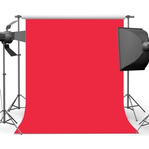 Mehofoto Red Background for Photography Solid Color Photo Backdrop for Newborn Photographic Studio Computer Printed MW-188
