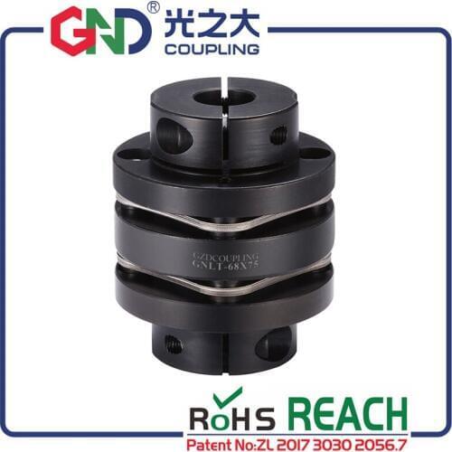 GND coupling 45# steel double diaphragms steps large torque screw servo stepmotor connect accessory couples flexible coupler