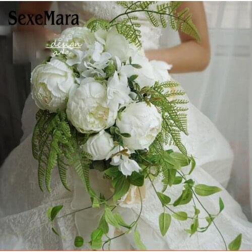 SexeMara Artificial wedding bouquet wedding flower for brides wedding bouquet flower brides