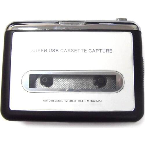 Cassette Player Walkman Cassette to MP3 Converter Capture Audio Music Player Convert music on tape to PC Laptop Mac OS