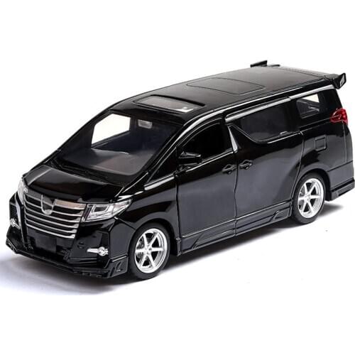 1:32 simulation alloy collection decoration car model children adult birthday gift toy sound and light pull back business car