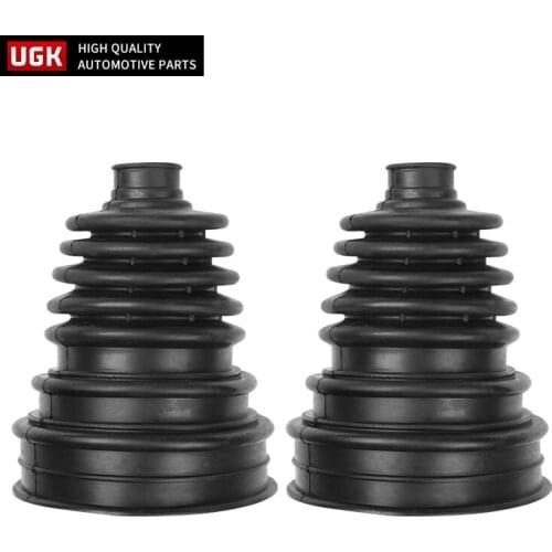 2PCS Black Universal Outer CV Boot Constant-Velocity Dust Cover Joint Boot Drive Shaft Universal Strong Elasticity Cars Tools