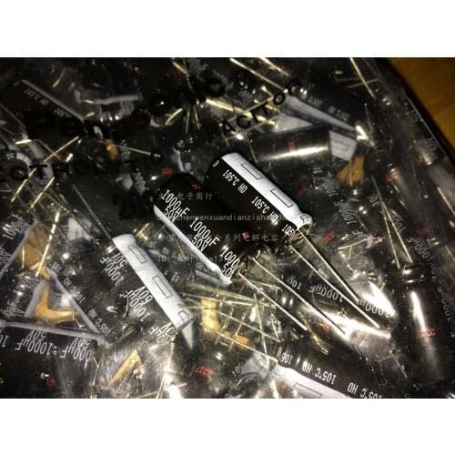 5PCS matsushita capacitor hd Series 50V1000UF 12.5X25MM ultra low internal resistance Electrolytic Capacitor 1000uf 50v