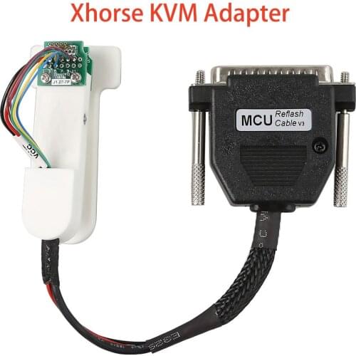 KVM Adapter for VVDI Prog without Soldering KVM MCU Reflash Cable V3 Special Clip Adapter for Land Rover High Quality