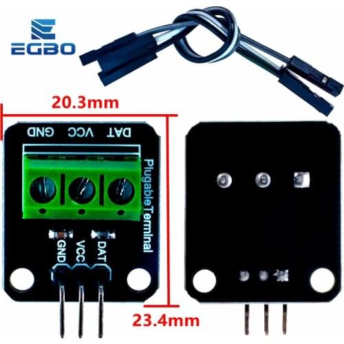 EGBO DS18B20 temperature sensor module suite Arduino sensor adapter