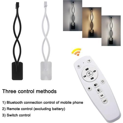 21W LED wall lights art porch aluminum decoration lamp 2.4G three color dimmable controller bedside luminous lighting AC175-265V