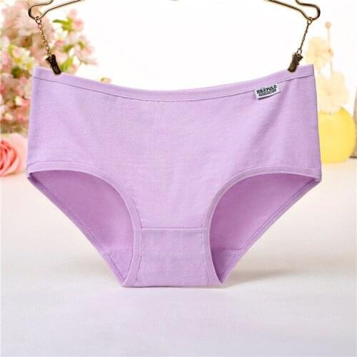 Plus Size Panties Women Underwear Cotton Briefs Comfortable Cueca Calcinhas Shorts Solid Seamless Underpants Girls Panty Ladies