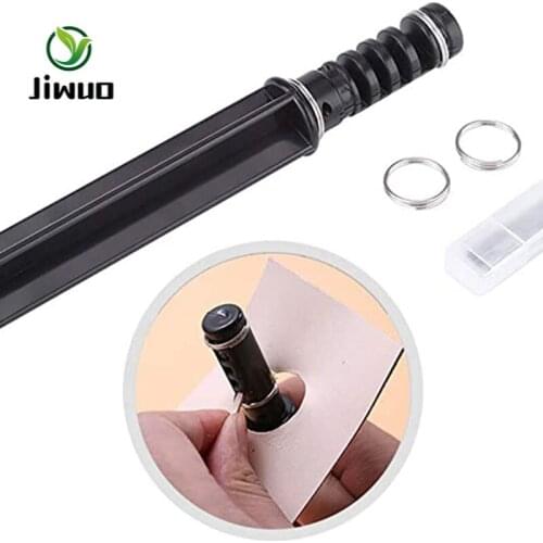 Jiwuo Rotary Leather Cord Knife Crafts Tools Rotary Cutting DIY Leather Craft Lacing Lace Cord Maker Design Strip Cutter Tool